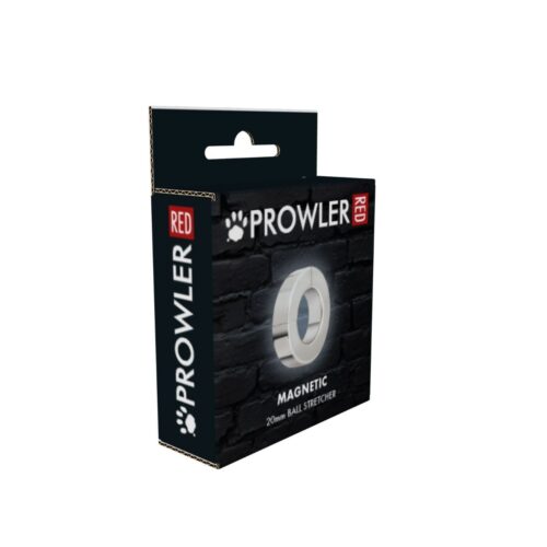 Prowler Red Stainless Steel Magnetic Ring - Silver Colour