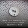 Prowler Red Stainless Steel Magnetic Ring - Silver Colour