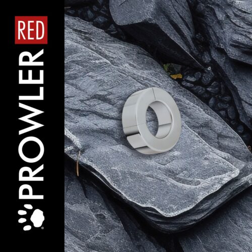 Prowler Red Stainless Steel Magnetic Ring - Silver Colour