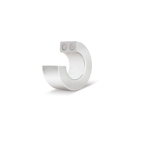 Prowler Red Stainless Steel Magnetic Ring - Silver Colour