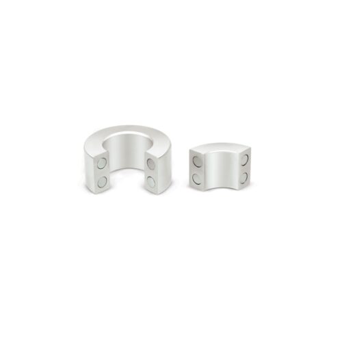 Prowler Red Stainless Steel Magnetic Ring - Silver Colour