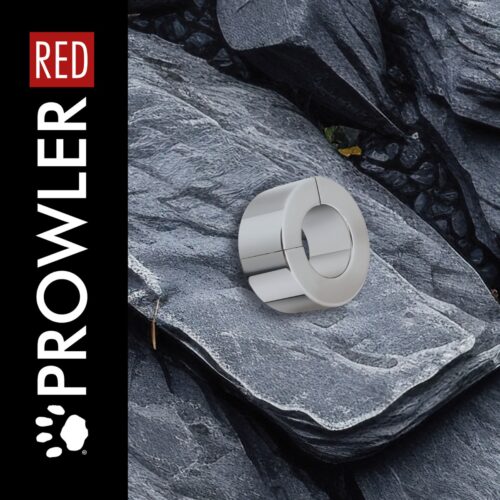 Prowler Red Stainless Steel Magnetic Ring - Silver Colour