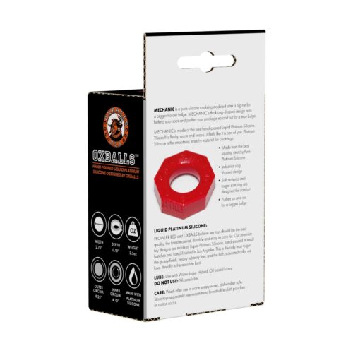 Prowler Red By Oxballs Mechanic Cock Ring - One Size