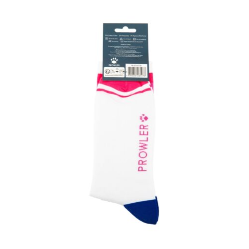 Brighten Your Wardrobe With These Stylish Socks! Colorful Socks With Pink And Blue Accents, Available At The Loving Company.