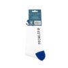 White socks with blue toe and black 'PROWLER' logo
