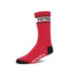 Red socks with 'FISTING' text