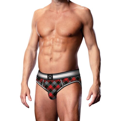 Prowler Tartan 1 Open Brief - Multi
