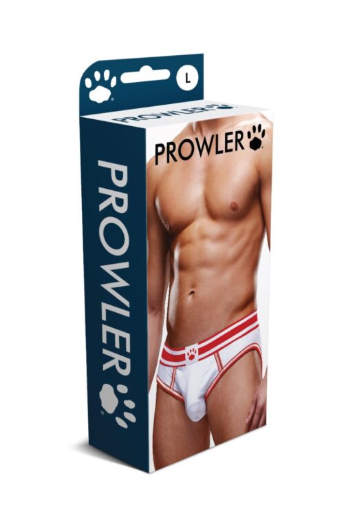 Prowler Open Brief - White/Red