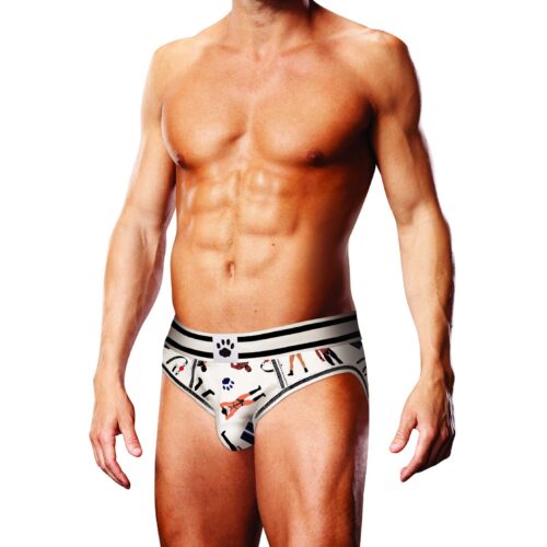 Prowler Leather Pride Open Brief - Multi