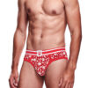 Prowler Xmas Paws Brief – Red, L