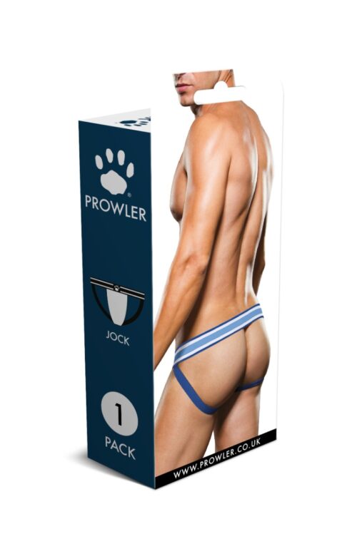 Jockstrap packaging with a model's back