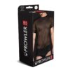 Transparent mesh shirt in packaging