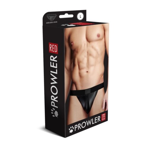 Prowler Red Wetlook Ass-Less Jock - Black