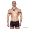 Prowler Red Leather Sports Shorts