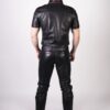 Prowler Red Leather Jeans - Black
