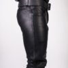 Prowler Red Leather Jeans - Black