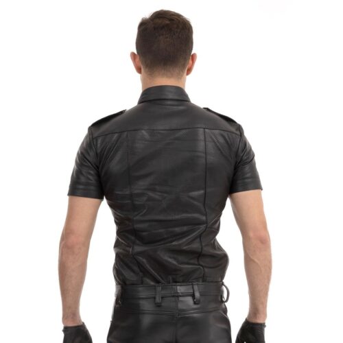 Prowler Red Punch Hole Shirt - Black