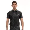 Prowler Red Punch Hole Shirt - Black