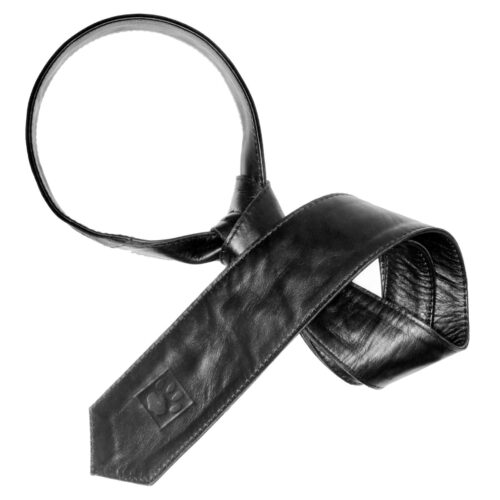 Prowler Red - Leather Tie - Black, One Size