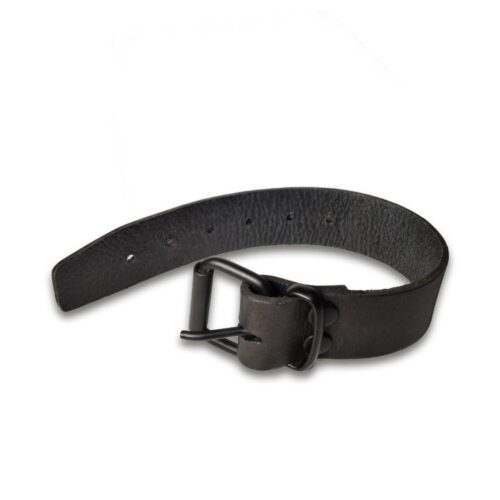 Prowler Red - Leather Buckle Bicep Band - Black