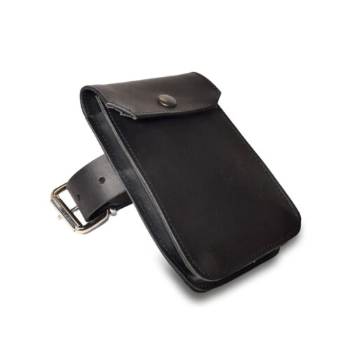 Prl038_-1Jpg Prowler Red Leather Belt Pouch - Black, One Size