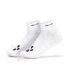 White socks with a paw print design