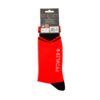 Red socks with black toe and 'PROWLER' text