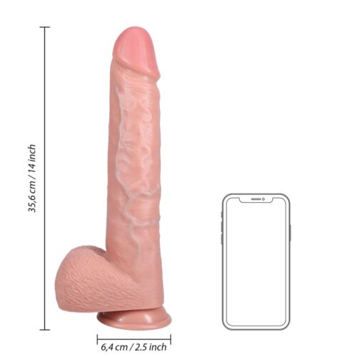 Real Rock Realrock Extra Long Dildo With Balls