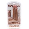 Extra thick realistic dildo with balls and suction cup