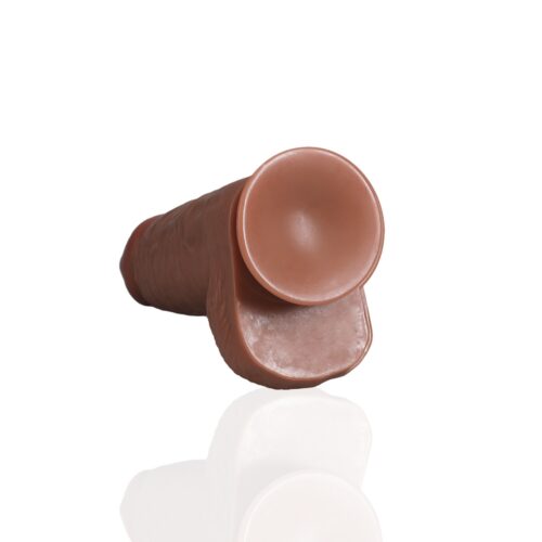 Realistic extra thick dildo with balls