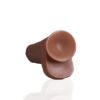 Extra thick realistic dildo with a base