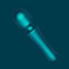 Romp Presto Wand Vibrator in green, featuring a smooth, ergonomic design