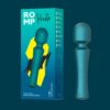 Romp Presto Wand Vibrator in green with box