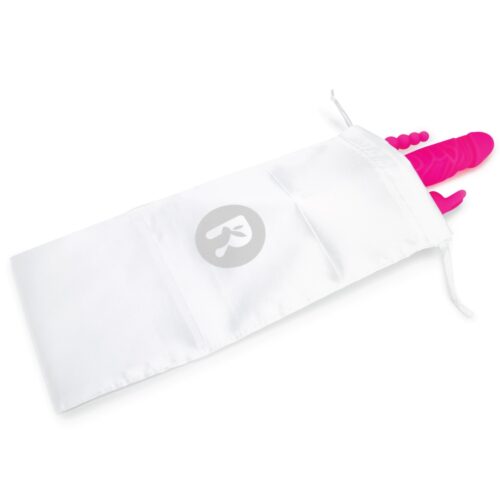 rr-007pnk_06jpg Rabbit Essentials Rechargeable Slim Double Penetration Rabbit Vibrator