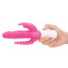 rr-007pnk_07jpg Rabbit Essentials Rechargeable Slim Double Penetration Rabbit Vibrator
