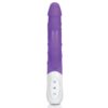 rr-007pur_02jpg Rabbit Essentials Rechargeable Slim Double Penetration Rabbit Vibrator