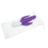 rr-007pur_05jpg Rabbit Essentials Rechargeable Slim Double Penetration Rabbit Vibrator