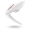 Satisfyer Pro 4 Couples Vibrator in white with rose gold accents