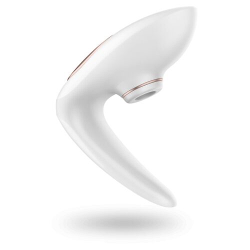 Satisfyer Pro 4 Couples Vibrator in white and rose gold