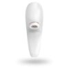 Satisfyer Pro 4 Couples Vibrator in white with a rose gold accent
