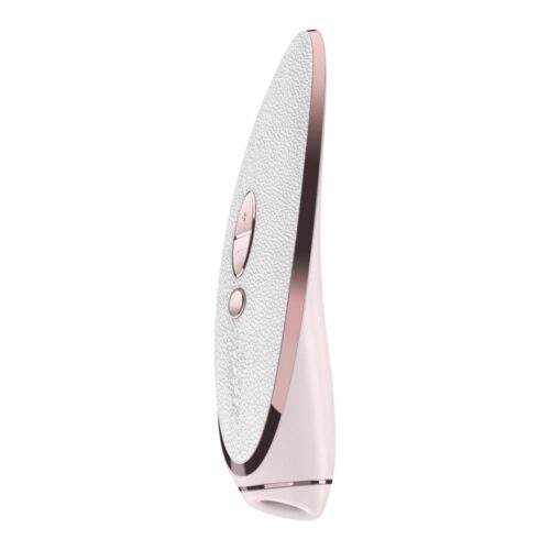 Satisfyer Luxury Pret-A-Porter Stimulator – White/Rose Gold