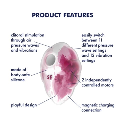 Satisfyer Cloud Dancer Air Pulse Vibrator