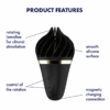 Satisfyer Sweet Treat Spinnator Vibrator - Gold/Black