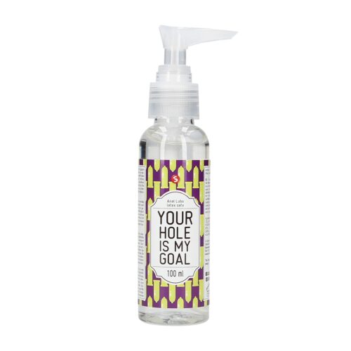 Enhance your intimate experiences with S-Line's latex safe anal lubricant. S-Line Your Hole Is My Goal Latex Safe Anal Lubricant - 100ml