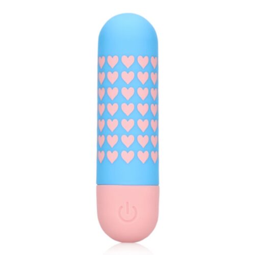 S-Line Heart To Get Bullet Vibrator – Blue