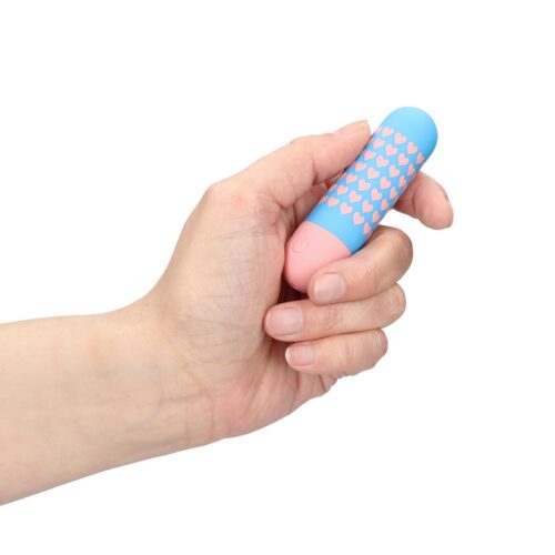 S-Line Heart To Get Bullet Vibrator - Blue