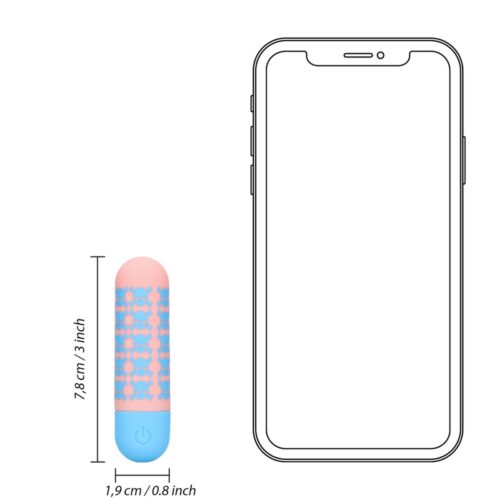 Sli232Pnk-4.Jpg S-Line Bone To Be Wild Bullet Vibrator - Pink