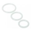 Trinity For Men Cock Rings Set Of 3 Silicone - 3 Sizes