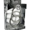 Master Series Trine Steel C-Ring Collection - Silver, One Size
