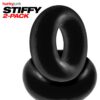 Hunkyjunk Stiffy 2-Pack Bulge Cockrings - One Size